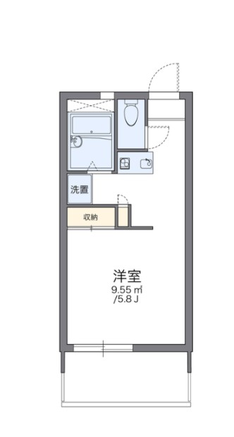 レオパレスＫ・Ｎ・Ａの間取り