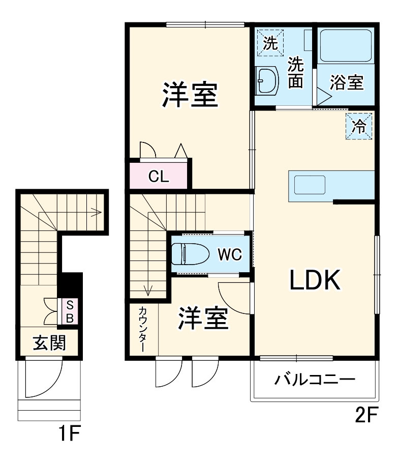 メゾン・ソレイユの間取り