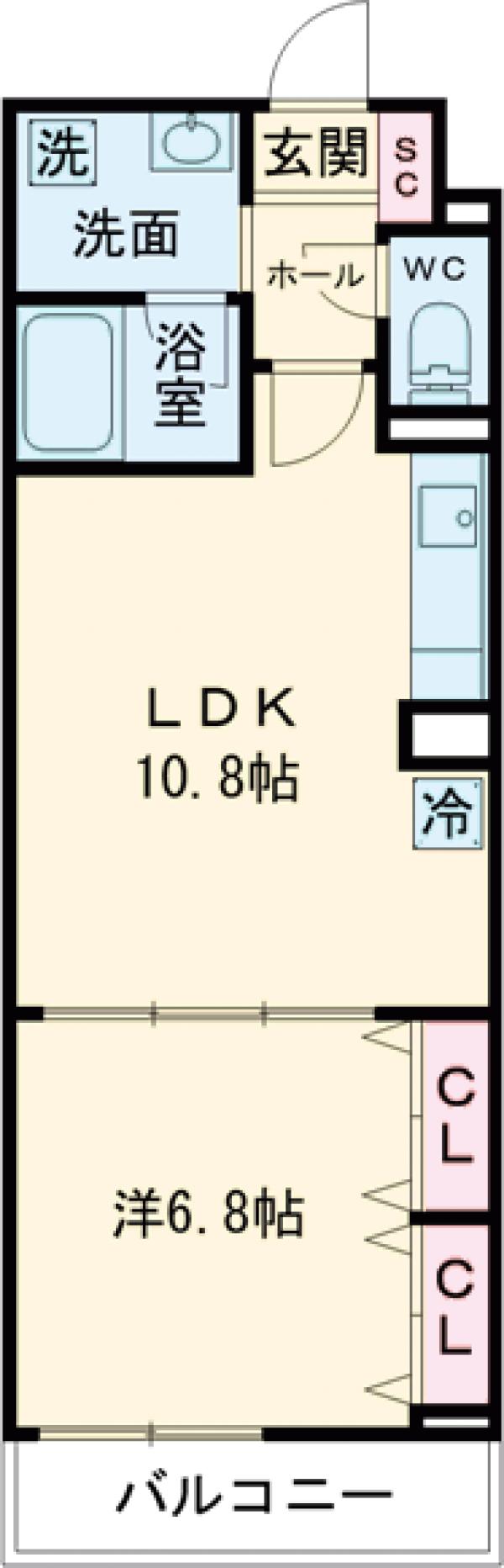 La Douceur巣鴨Westの間取り