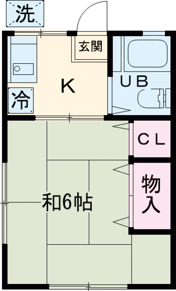 グリーンハイツの間取り