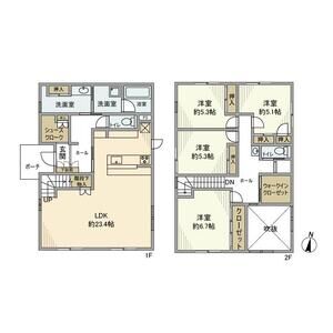 廿軒家戸建の間取り