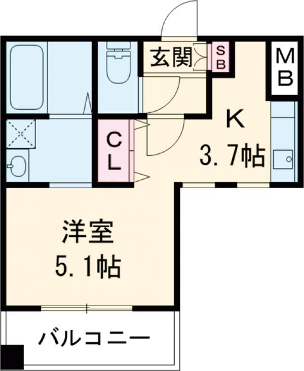 浄水プレイスの間取り