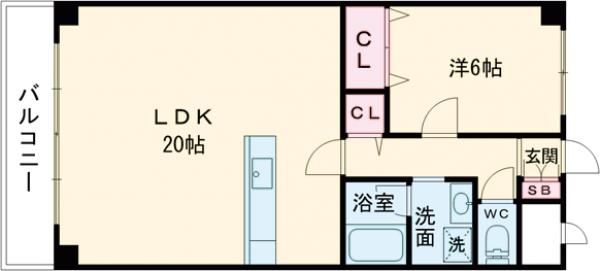 レジデンス桂川の間取り