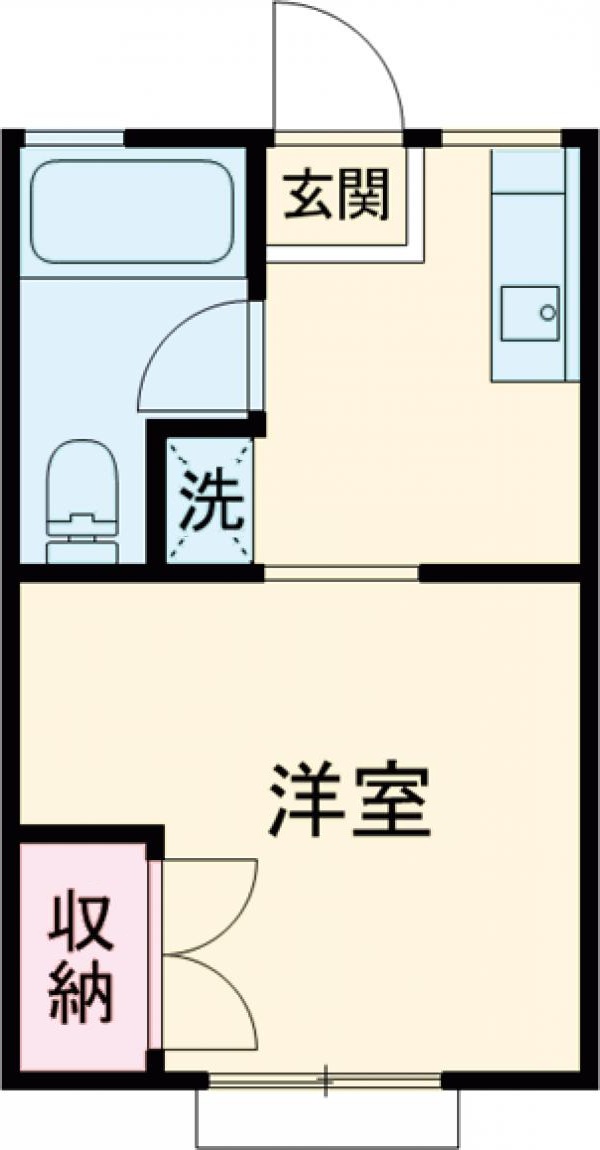 フジハイツ17号館の間取り