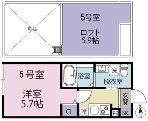 パークメゾン鷺沼の間取り