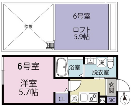 パークメゾン鷺沼の間取り