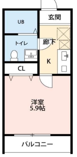 上の宮の完工年月(2018年1月)築の賃貸アパートの間取り
