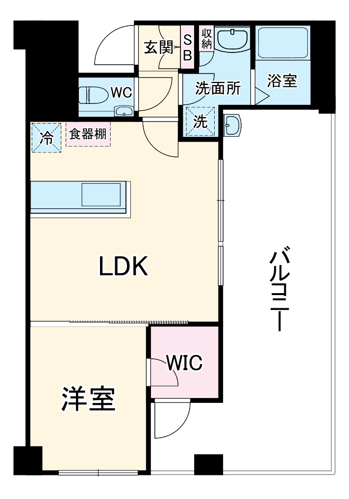 フィールド川和の間取り