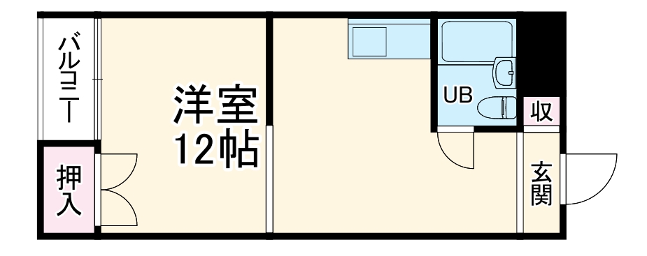 リバーサイドコロル天神橋の間取り