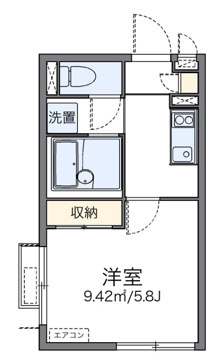 レオネクストドミール羽田の間取り