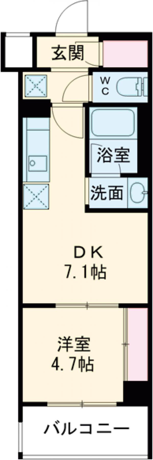 Brillia ist 洗足池の杜の間取り