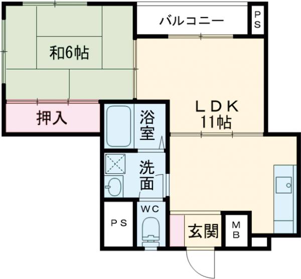 ファミュール瑞江の間取り