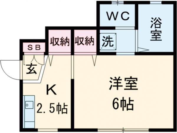 カーム吉祥寺の間取り