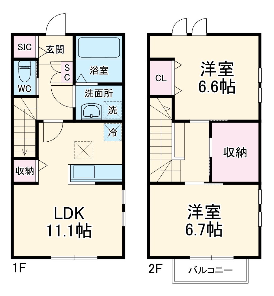 Ｍｉｒｕｔｅの間取り