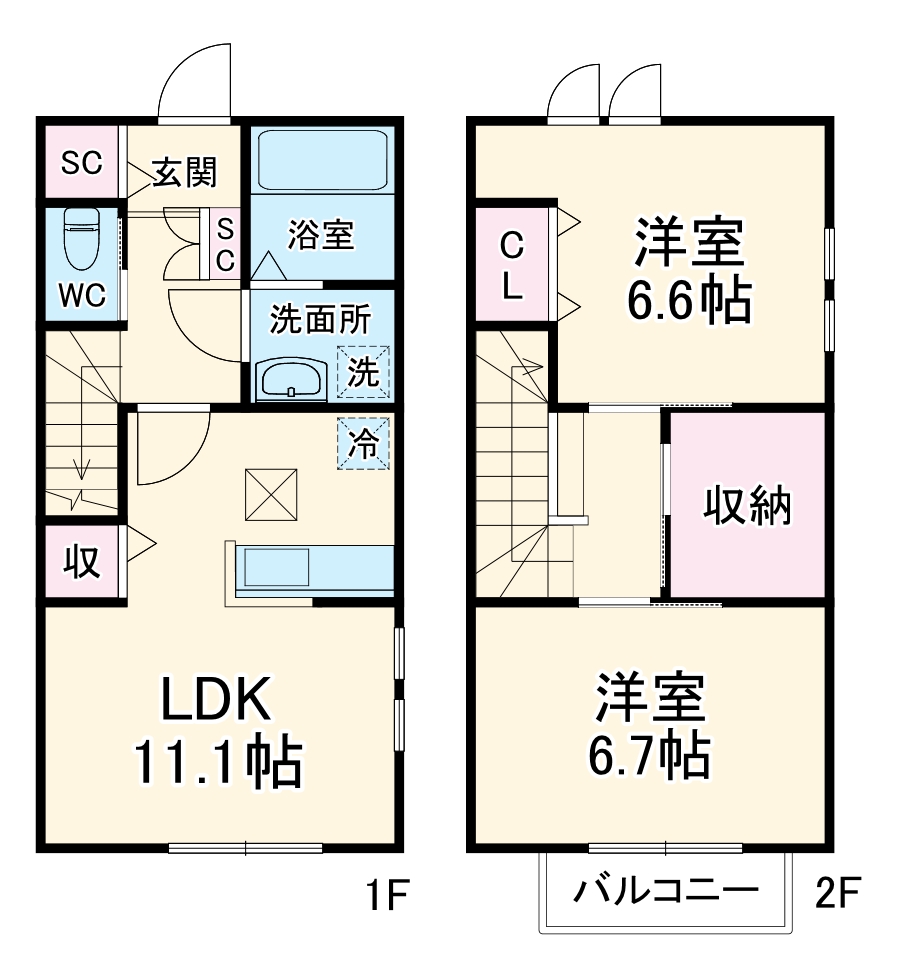 Ｍｉｒｕｔｅの間取り