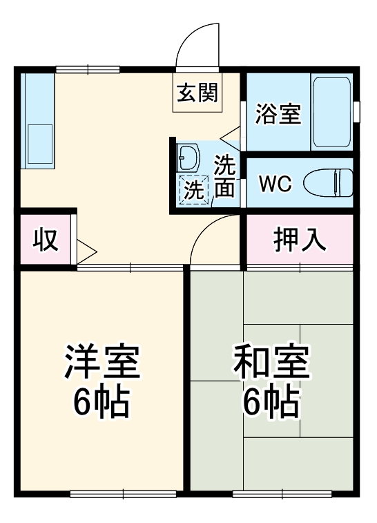 2/2 間取