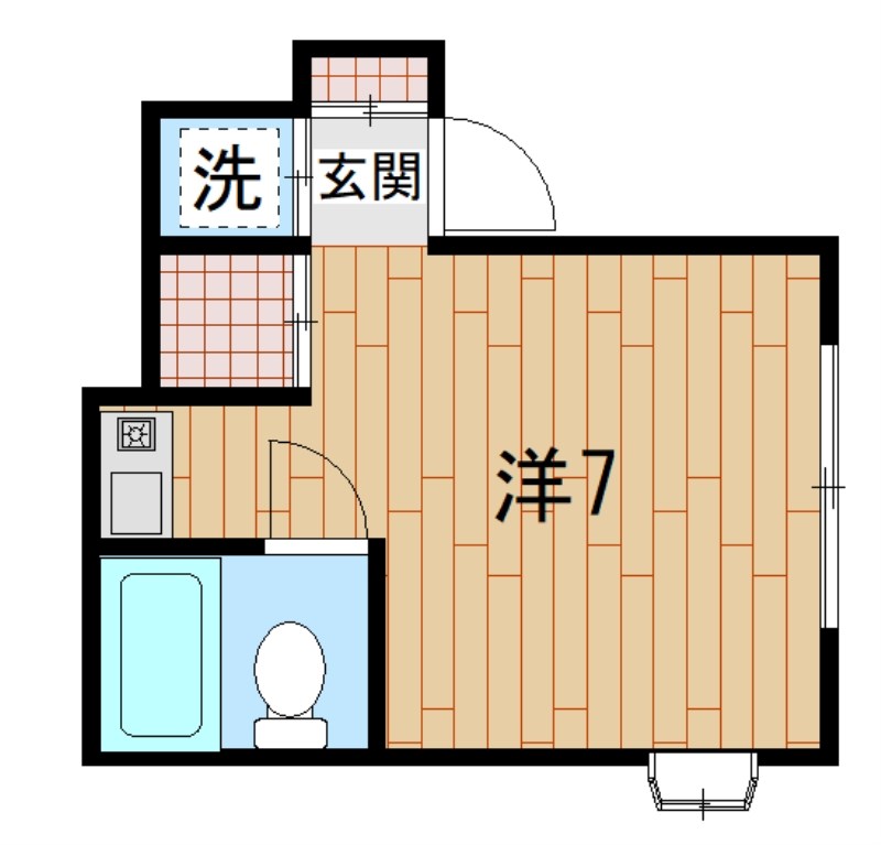コーポコーシンの間取り