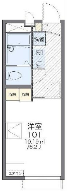 レオパレス千代田パレスの間取り