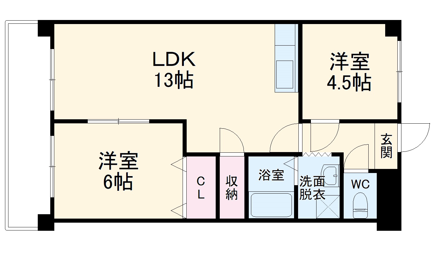 ヴィライトウの間取り
