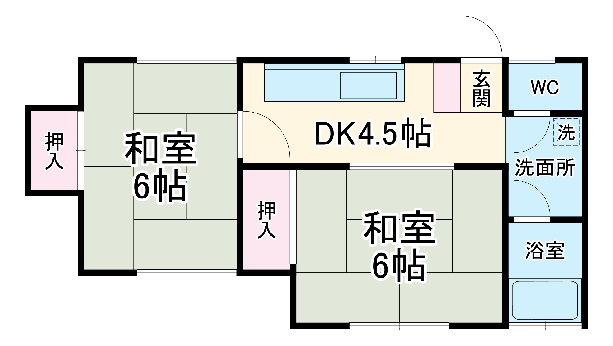1/4 間取