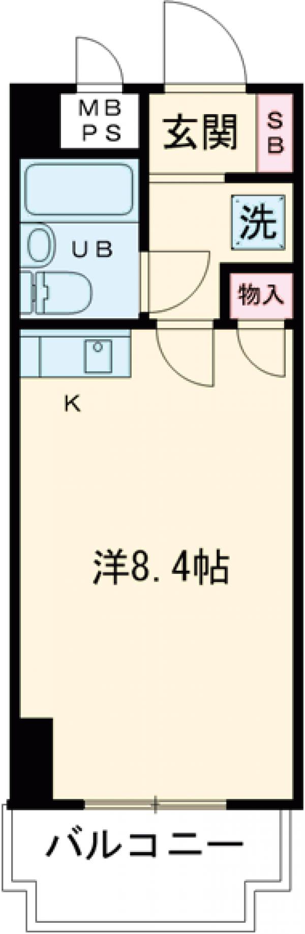 ライオンズマンション京都西陣の間取り