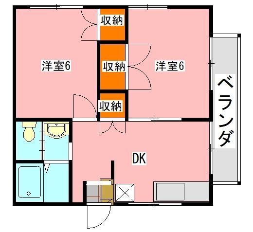 ラフォーレ星久喜の間取り