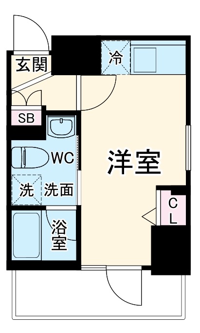 AZEST横濱吉野町の間取り