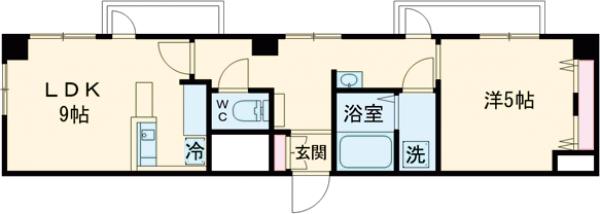 チャオハイム振栄7の間取り