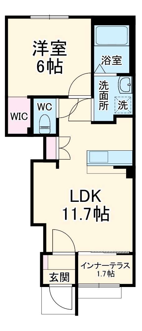 1/4 間取