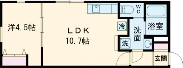 ケリア中板橋の間取り