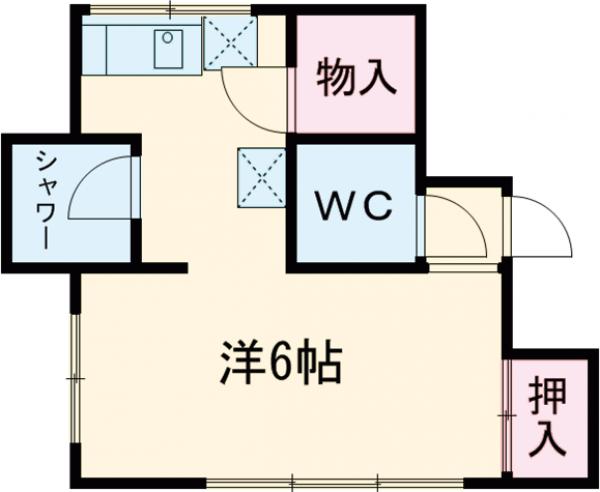 仲ハイツの間取り