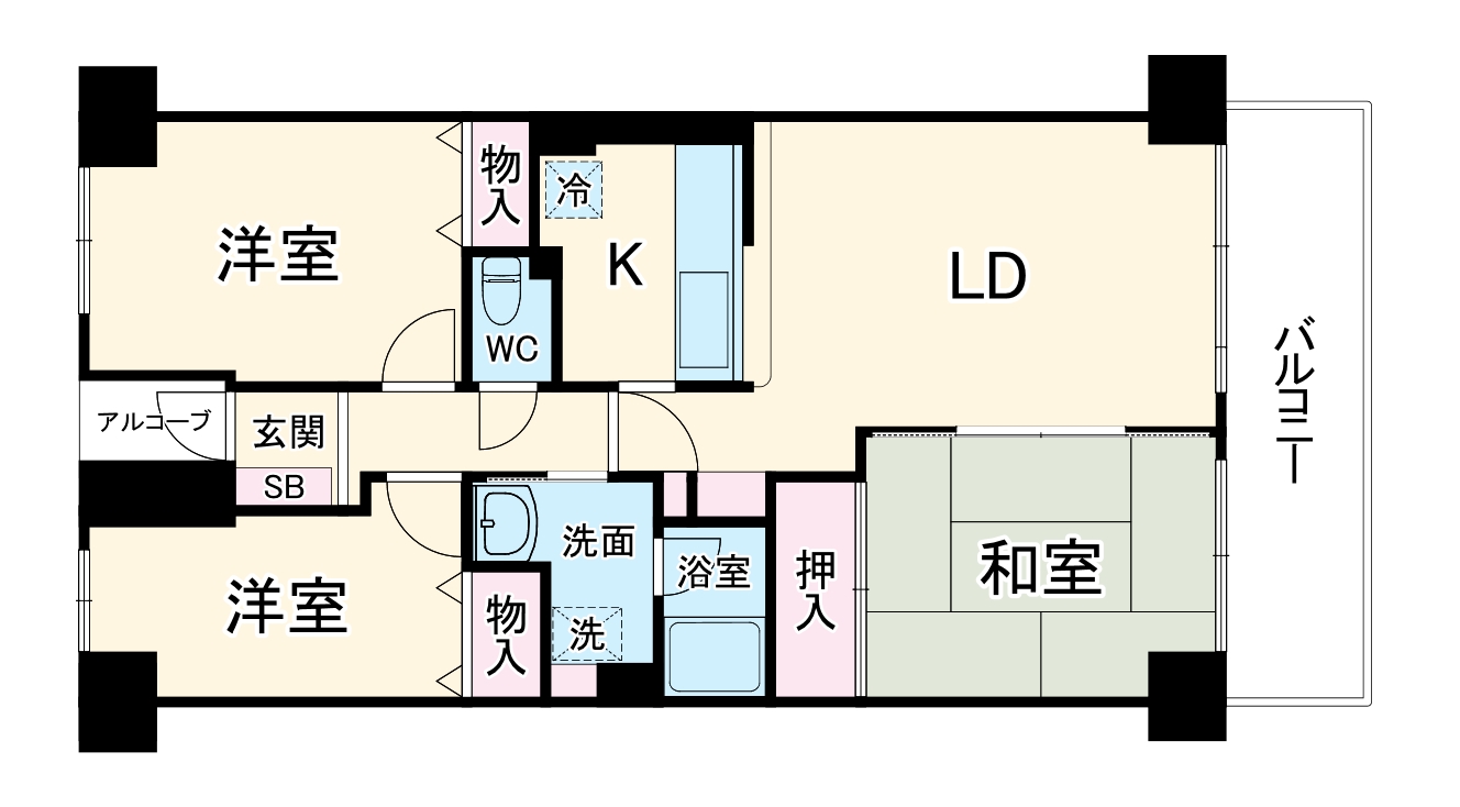 サンマンション戸田の間取り