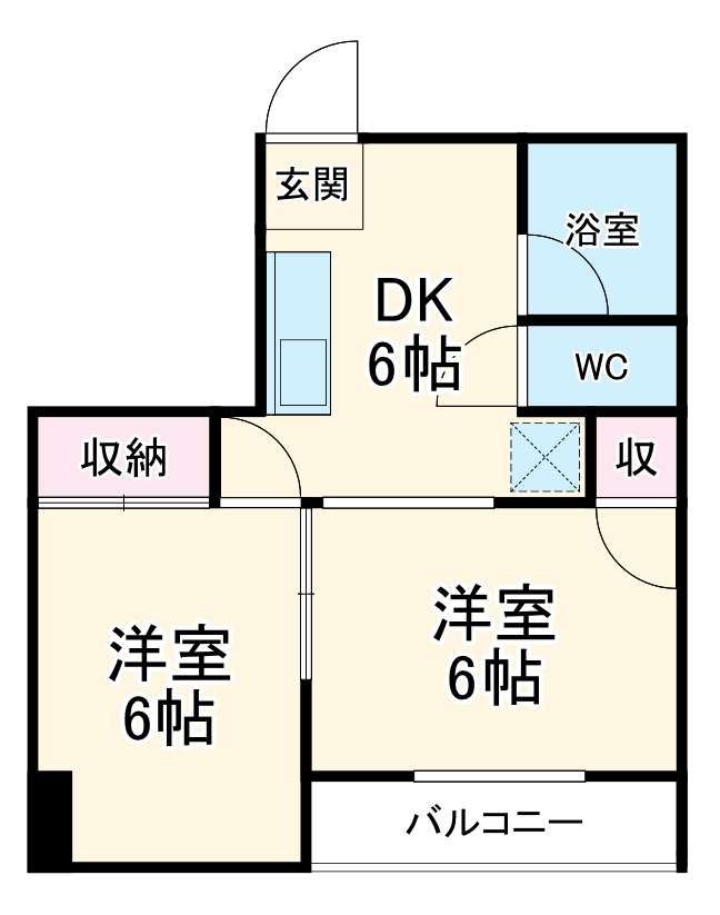 1/4 間取