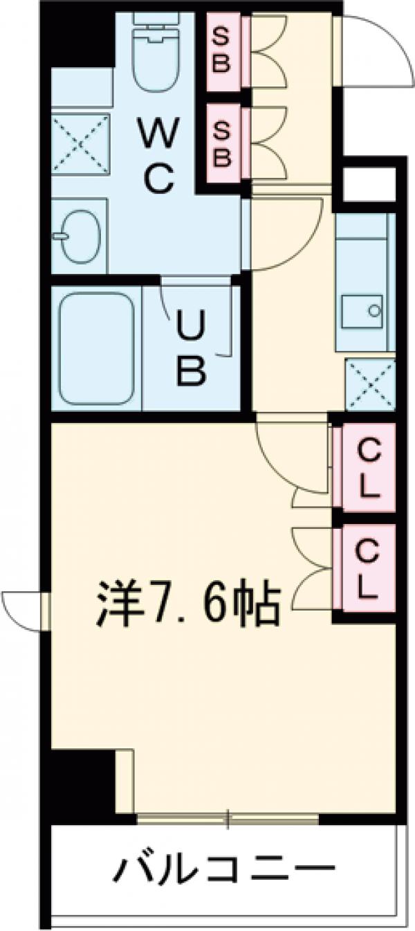 ＡＲＫＭＡＲＫ巣鴨の間取り