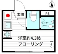 フレシール大久保の間取り