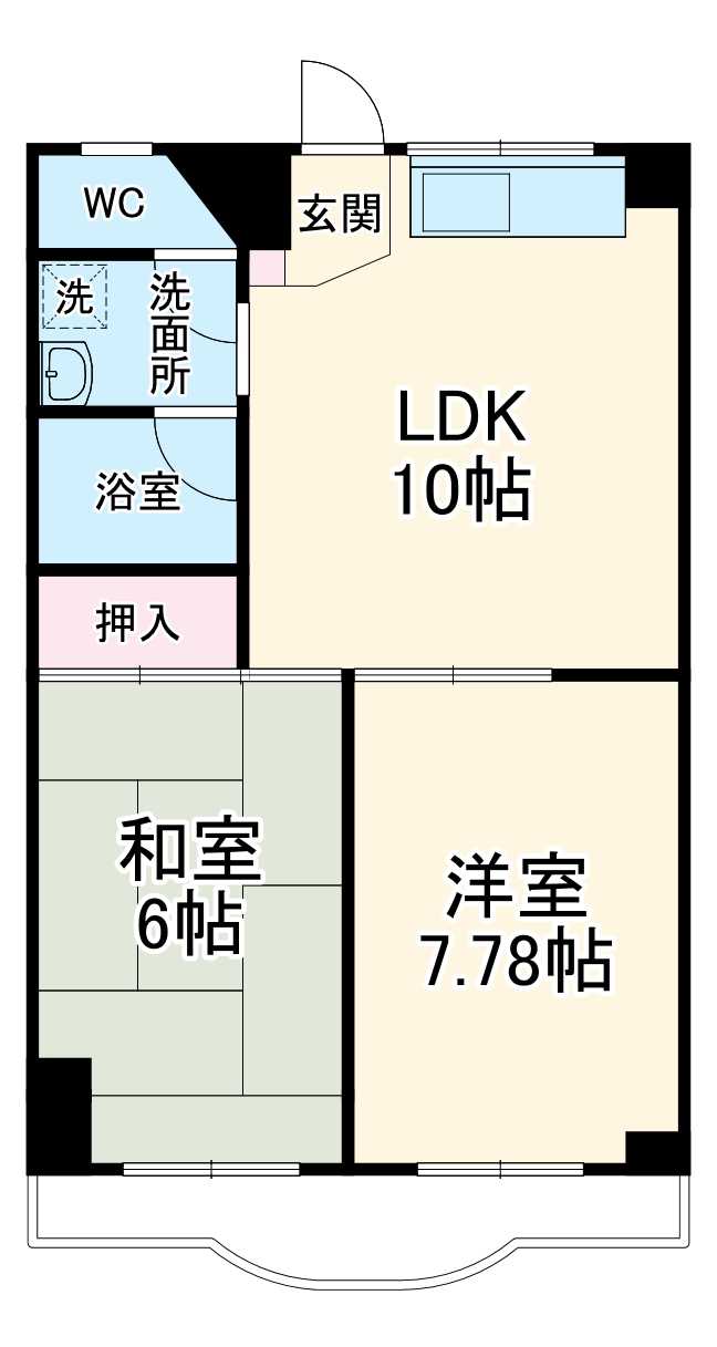 第3植草ビルの間取り