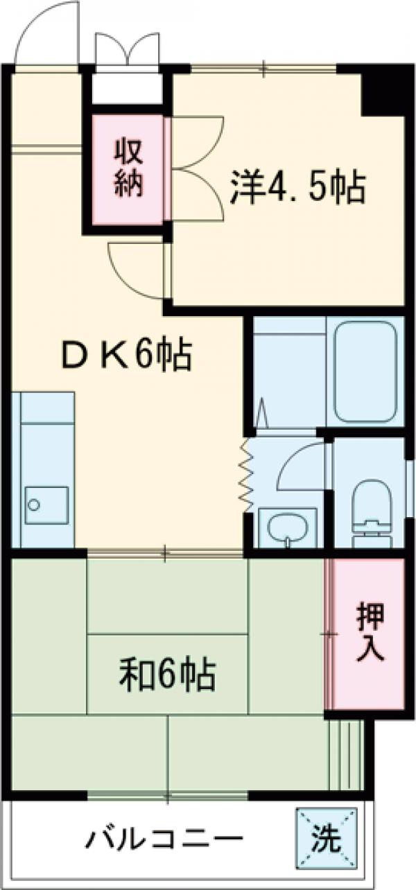 ハイム大蔵の間取り