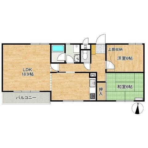 東海大学前ダイヤモンドマンションの間取り