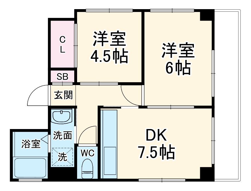 サンライズシティの間取り