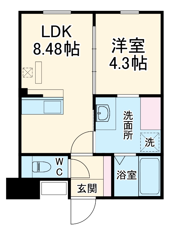 LEGALAND福島Northの間取り