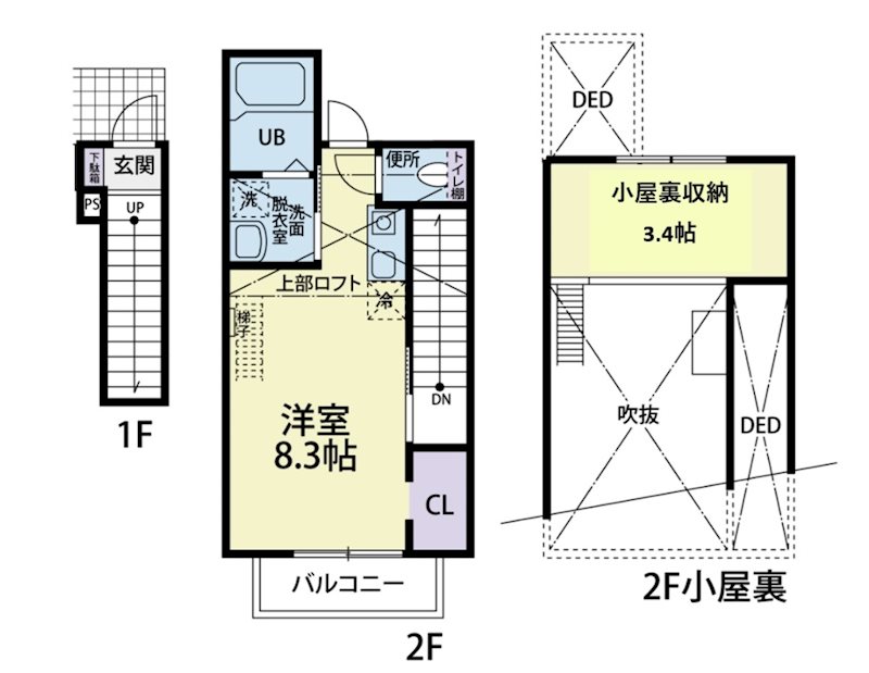 サザンウインド Yoshiokaの間取り