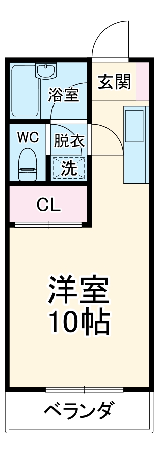 パークハイツ陣屋前の間取り