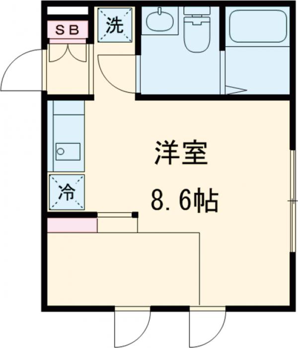 Ciel浜田山の間取り
