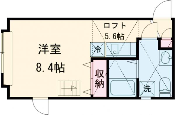 Ciel浜田山の間取り