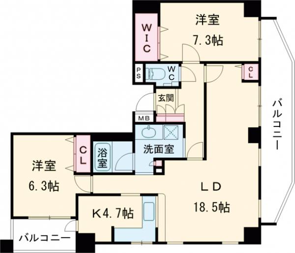 グーディッシュ千歳船橋の間取り
