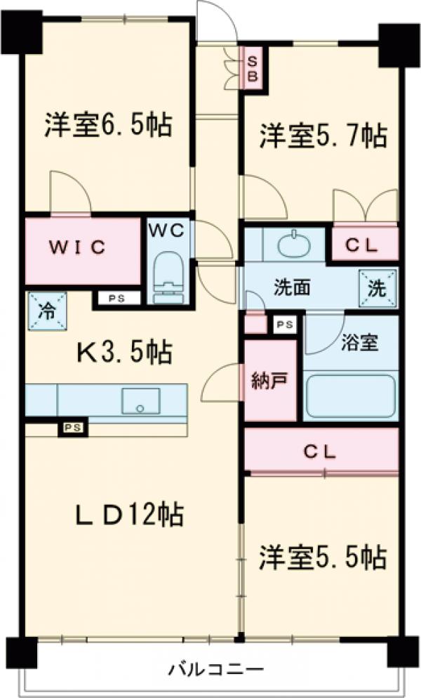 PROUD宇都宮の間取り