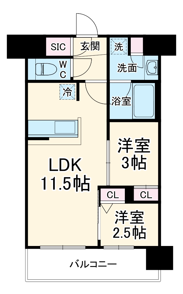 2/30 間取