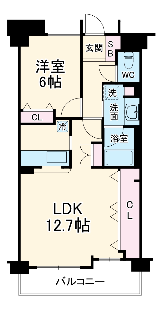 船橋ヒルズの間取り