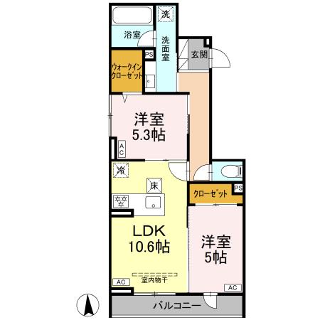 グランドゥール・ショコラの間取り