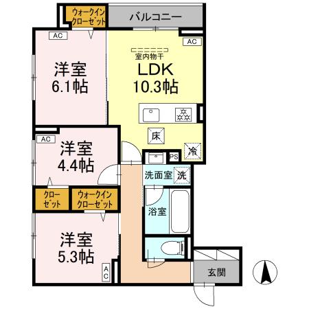 グランドゥール ラテールの間取り